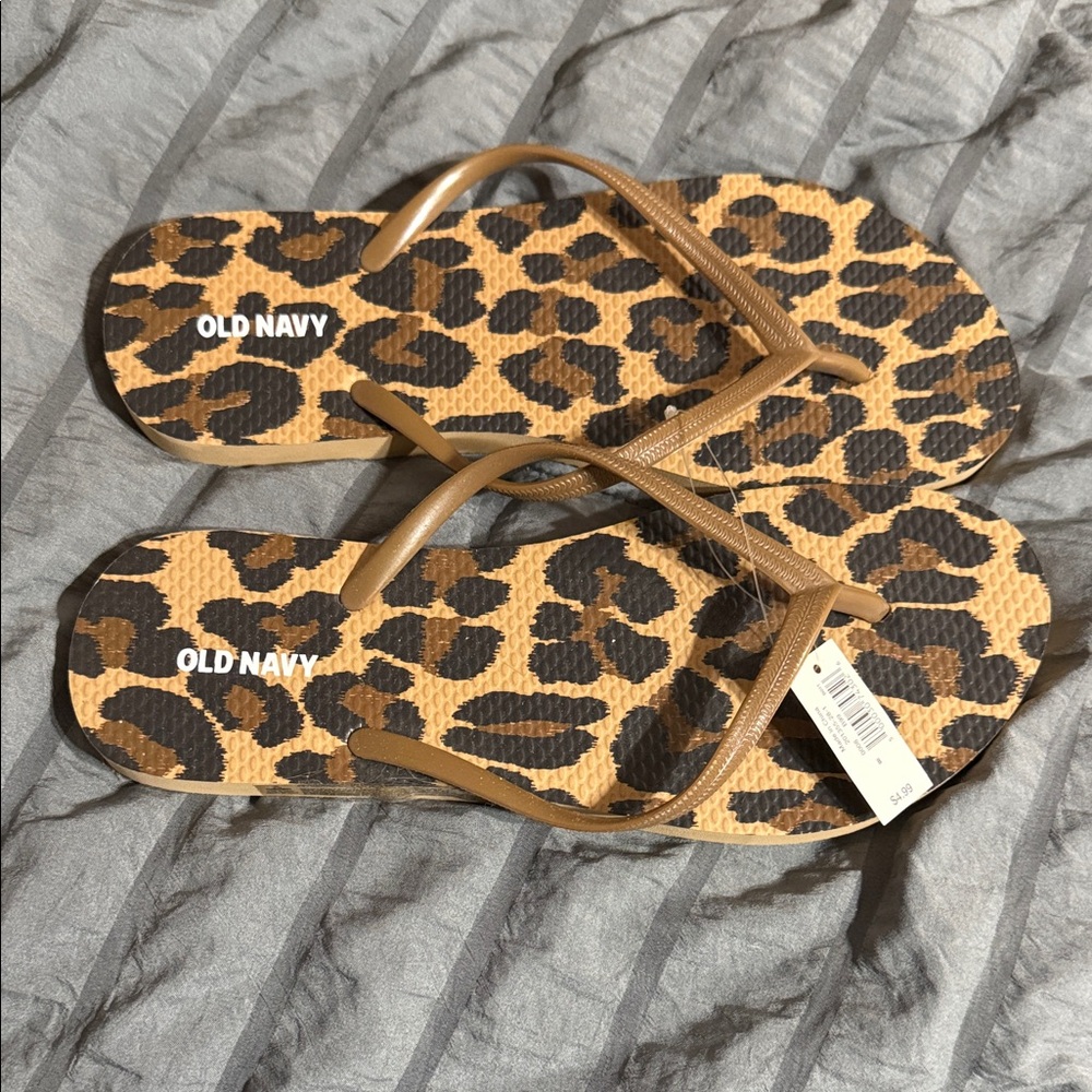 Old Navy Leopard Print Sandals